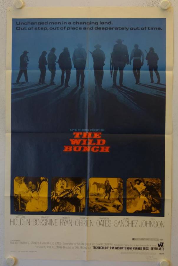 The Wild Bunch original release US Onesheet movie poster